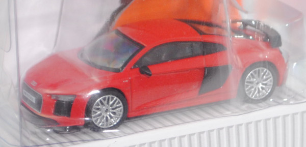 Audi R8 V10 plus (Typ 4S, 2. Generation, Modell 2015-), dynamite red, TARMAC WORKS, 1:64, mb