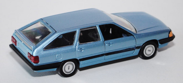 Audi 100 Avant quattro (C3, Typ 44), Modell 1983-1988, silberblaumetallic, innen schwarz, Schabak, 1