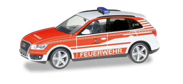 Audi Q5 (Typ 8R, Facelift, Mod. 12-16) Kommandowagen Feuerwehr Ransbach-Baumbach, Herpa, 1:87, mb
