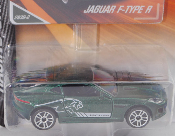 Jaguar F-Type R Coupé (Modell 2014-) (Nr. 293 B), moosgrünmetallic, Nr. 293B-2, majorette, 1:59, mb