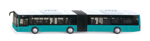 00005 MAN Lion's City G Gelenkbus (Typ A23, Modell 2004-2017), weiß/türkis, SIKU, 1:50, L17mpK