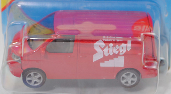 00420 Stiegl VW T5.1 Transporter (Mod. 2003-2009), karminrot, Salzburger / Stiegl, SIKU, 1:58, P29a