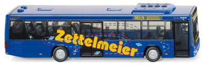 MAN Lion's City A78 Linienbus (Low-Entry-Überlandbus), Modell 2009, blau, Zettelmeier / 361/3 Schwei