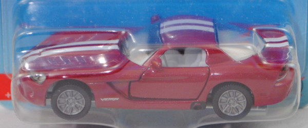 00005 Dodge Viper SRT10 Coupé (Typ ZB, Phase II, Mod. 2008-2010), braunrotmetallic, SIKU, 1:55, P29d