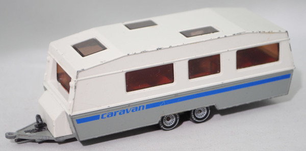 00005 nur Tabbert Kornett-Weekend 690 TM (Mod. 1975-1979) Caravan, weiß/grau, caravan, SIKU, vsc