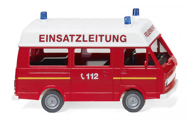 Feuerwehr - VW LT 28 (Modell 1975-1986), rot, EINSATZLEITUNG / FEUERWEHR, Wiking, 1:87, mb
