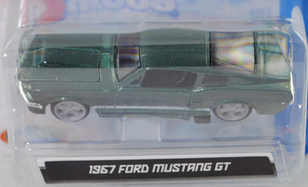 Ford Mustang Shelby GT500 (Typ I, 2. Gen., Mod. 67-68, Baujahr 67), grünmetallic, Bburago, 1:64, mb