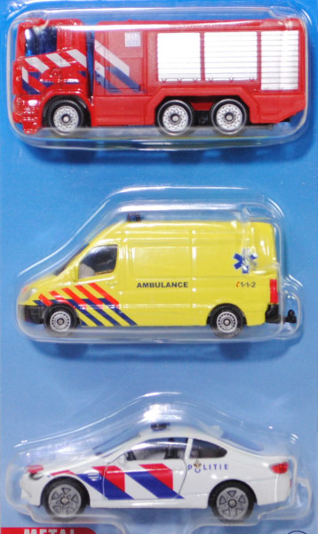 00300 NL Emergency Set Netherland: Scania R380 + Mercedes-Benz Sprinter II + BMW M3 Coupé, P29e