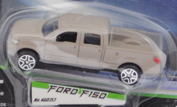 Ford F-150 SuperCrew (12. Gen., Modell 2008-2014), hell-graubeige, JAMARA STREET KINGS 1:64, Blister