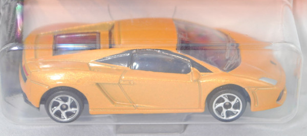 Lamborghini Gallardo LP 560-4 (Modell 08-12) (Nr. 219 D), goldgelbmetallic, majorette, ca. 1:61, mb