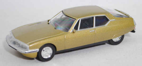 Citroen SM (Typ SB, Modell 1970-1972), feuille dorée (AC 319, goldmetallic), 1:58, Norev, mb