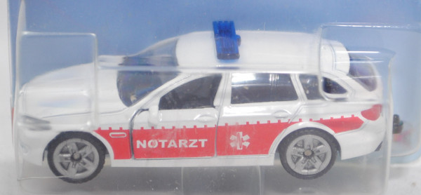 00003 BMW 520i Touring (Typ F11, Mod. 2013-) Notarzt-Einsatz-Fahrz. weiß/rot, HL rot bedruckt, P29e