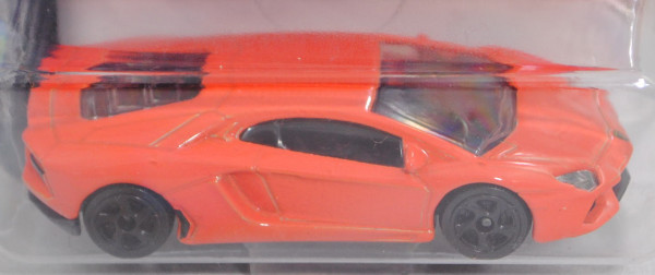 Lamborghini Aventador LP 700-4 (Typ Coupé, Mod. 11-17) (Nr. 219 E), hell-blutorange, majorette, 1:64