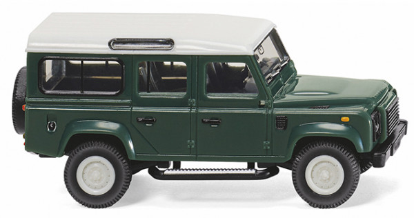 Land Rover Defender 110 County Station-Wagon (Modell 1990-2016), keswick-green, Wiking, 1:87, mb