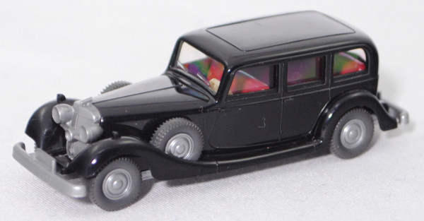 001k Horch 850 (Typ viertürige Pullman-Limousine, Mod. 1935-1937), schwarz, innen rot, Wiking, 1:87