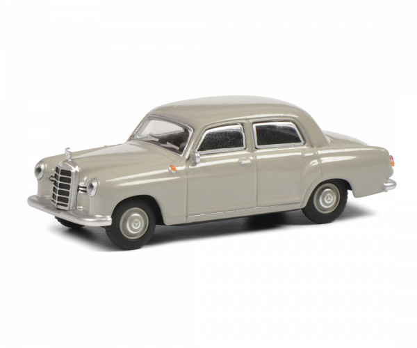 Mercedes-Benz 180 D (W 120, Modell 1954-1959), hell-steingrau (vgl. perlgrau), Schuco, 1:64, mb