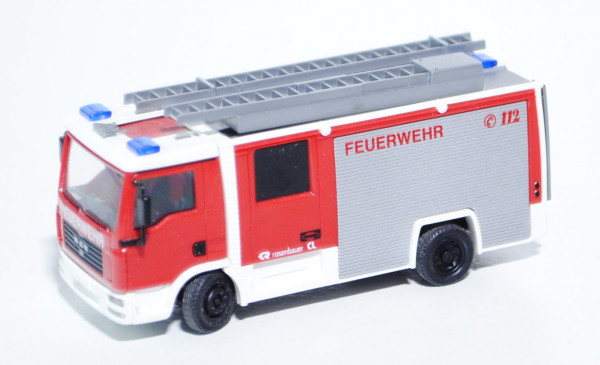 MAN TGL Feuerwehr - LF 10/6 CL (Rosenbauer), rot/reinweiß, FEUERWEHR C 112 / R rosenbauer CL, mit Fe