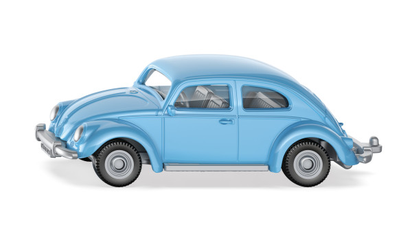 00000 VW Käfer 1200 (Typ 11, Modell 1954-1965), blaumetallic, Felgen silbergrau, SIKU SUPER, P29e