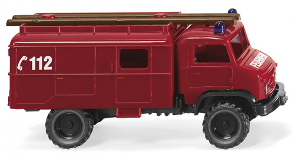 Feuerwehr - Unimog S (BR 404, Mod. 55-80) Klein-Löschfahrzeug (Aufbau Rosenbauer), rot, C 112, 1:87