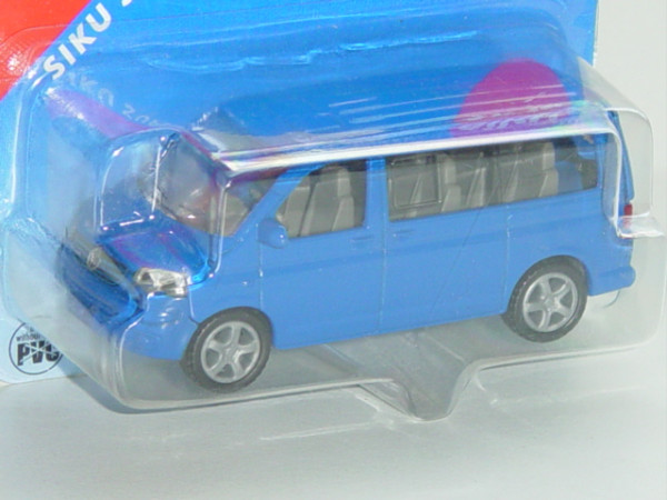 00000 VW T5 Multivan (Typ 7H, Modell 2003-2009), hell-signalblau, innen verkehrsgrau, Lenkrad verkeh