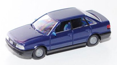 Audi 80 (B3, Typ 89), Modell 1986-1991, saphirblau, Rietze, 1:87, mb