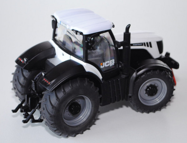 00402 SSC JCB® Fastrac 8310 V-TRONIC Traktor (Modell 2011-), reinweiß/mattschwarz, innen dunkel-stau