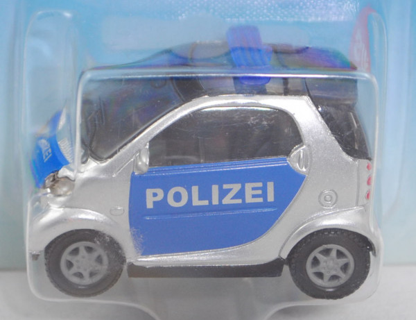00000 smart fortwo coupé passion (Typ C 450, Modell 03-07) Polizei, weißalu/blau, B12a+b offen, P29a
