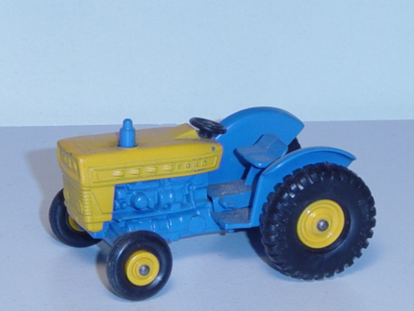 Ford Tractor, dunkel-himmelblau/dahliengelb, Matchbox Series