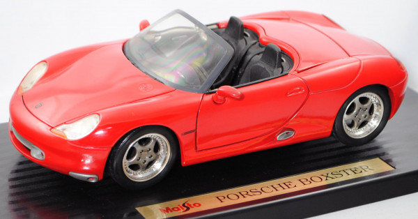 Porsche Boxster Concept Car (Modell 1993), rot, Detroit Motor Show (NAIAS) 1993, Maisto, 1:18, mb m-