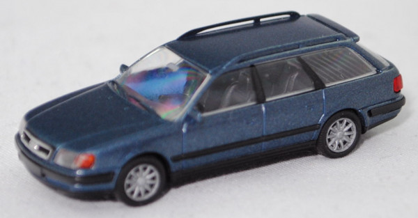 Audi 100 Avant 2.8 E (4. Gen., Baureihe C4, Modell 1991-1994), grünblaumetallic, Rietze, 1:87, mb