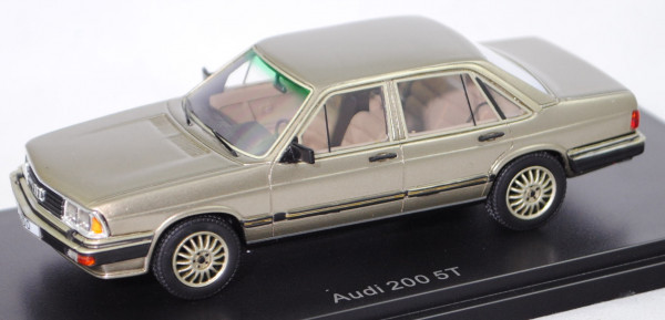 Audi 200 5T (1. Gen., Baureihe C2, Typ 43, Modell 1980-1982), gobimetallic (LY1V), NEO, 1:43, PC-Box