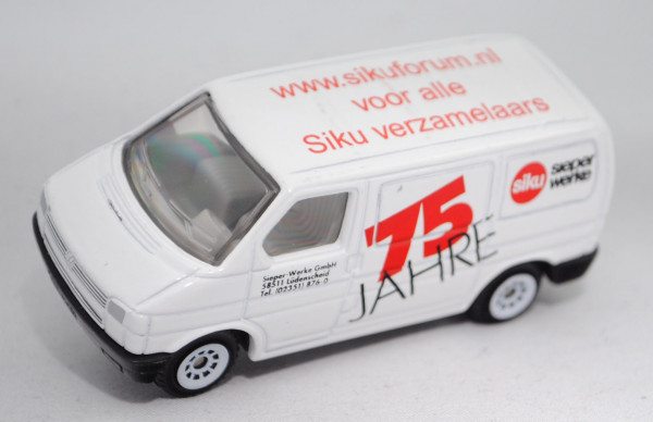 00422 VW T4 Transporter Kasten (Typ 70, Mod. 90-95), weiß, Sieper Werke/75 JAHRE/sikuforum (links)