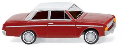 Ford Taunus 20M (Typ P5, Modell 1964-1967, Baujahr 1964), braunrot, Dach weiß, Wiking, 1:87, mb