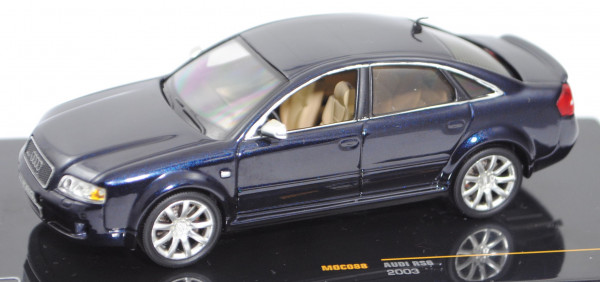Audi RS6 Limousine (1. Gen. RS 6, BR C5, Typ 4B, Mod. 02-04), mugelloblau perleffekt, IXO, 1:43, mb