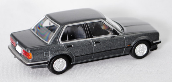 BMW 325i (Typ E30/4, viertürige Limousine, Modell 1985-1987), basaltgraumetallic, TOMICA LIMITED / T