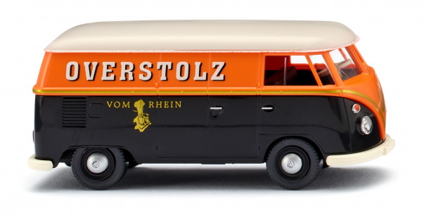 VW Transporter 1500 Kastenwagen (Mod. 63-67), orange/weiß/schwarz, OVERSTOLZ, Wiking, 1:87, mb