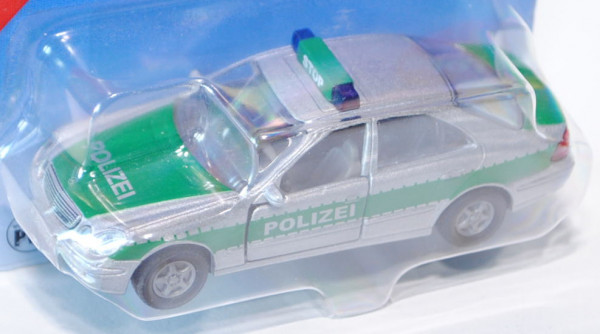 00002 Mercedes E 500 (Typ W 211, 1. Version) Polizei-Einsatzfahrzeug, Modell 2003-2006, silbergraume