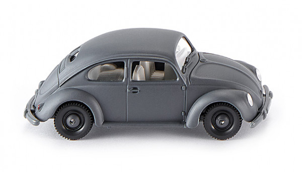 VW Brezelkäfer (Typ 11, Modell 1945-1946, Baujahr 1945), eisengrau, Wiking, 1:87, mb