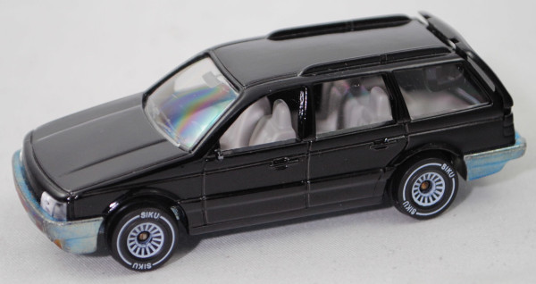 00003 VW Passat Variant CL (B3, 35i, Typ 315, Modell 1988-1990), schwarz, W-Germ, B4, SIKU, 1:55