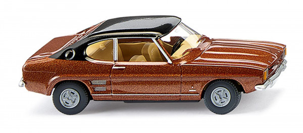 Ford Capri I 2300 GT XL (1. Gen., Typ Capri '69, Mod. 68-72), kupferbraun-metallic, Wiking, 1:87, mb