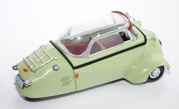 Messerschmitt Kabinenroller KR 200, Modell 1955-1964, hellgrün, Dach zu öffnen, mit Lenkung, Revell,