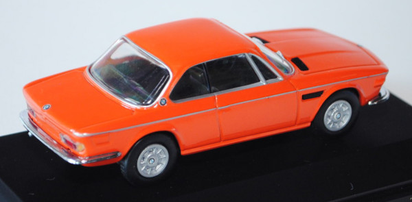 BMW 3.0 CSi (Typ E9), Modell 1971-1975, reinorange, Schuco, 1:43, PC-Box