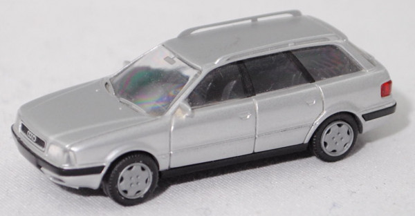 Audi 80 Avant 2.0 (4. Gen., Baureihe B4, Typ 8C, Modell 1992-1995), silbermetallic, Rietze, 1:87, mb