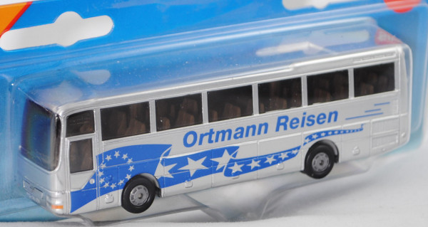00001 MAN Lion\'s Star A 03 Reisebus (Modell 1999-2003), weißaluminiummetallic, innen lichtgrau, Len