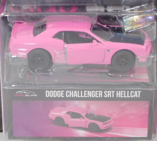 Dodge Challenger SRT Hellcat (Mod. 14-18), hell-erikaviolett, Jada TOYS by majorette, 1:66, Blister