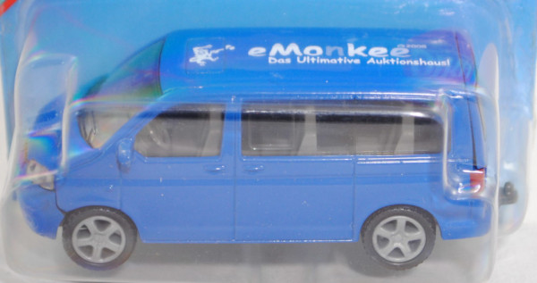 00000 eMonkee VW T5.1 Multivan (Modell 2003-2009), hell-signalblau, eMonkee ©2005, SIKU, P29a