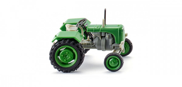 Steyr 80 Traktor (Typ Standardtraktor, Hinterradantrieb, Modell 49-64), grün/grau, Wiking, 1:87, mb