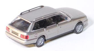 Audi A6 Avant (C4, Typ 4A), Modell 1994-1997, graualuminiummetallic, Rietze, 1:87, mb
