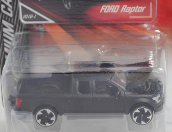 Ford F-150 Raptor SuperCab Race Truck (13. Gen., Mod. 2014-) (Nr. 201C), mattschwarz, 1:72, Blister