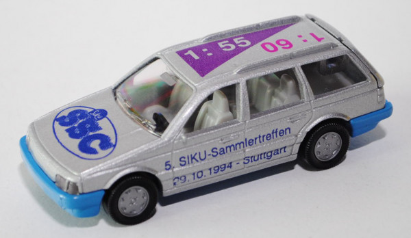 VW Passat Variant (B3, Typ 35i, Mod. 88-93), silber, 5. SIKU-Sammlertreffen / 29.10.1994 - Stuttgart